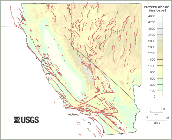 Active Faults Index Map