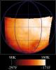 Temperature Map of Ganymede