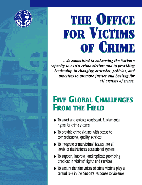 Office For Victims Of Crime Mission Statement