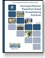 Center for Watershed Protection releases its Municipal Pollution Prevention/Good Housekeeping Manual cover