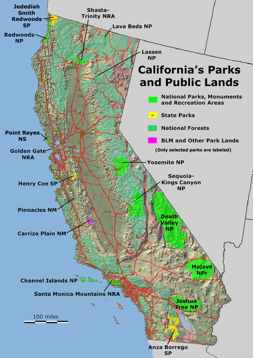 California Park's and Public Lands