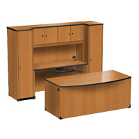 HE1300 - Harmony Freestanding Workstation with 17 in. W Tower Cabinets