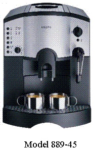 Picture of Recalled Espresso Maker 889-45