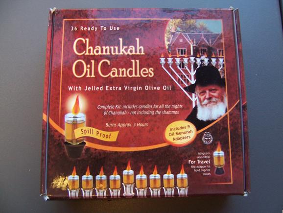 Picture of Recalled 36 Chanukah Oil Candles