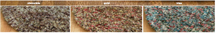 Picture of Recalled Rugs: Chocolate Olive Natural, Gold Rust Natural, Blue Rust Green Natural