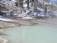 A boiling hot spring from Yellowstone National Park, where mobile viruses live.