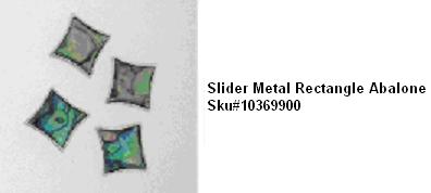 Picture of Recalled Slider Metal Rectangle Abalone  SKU#10369900