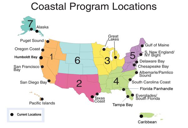 Coastal Program Locations