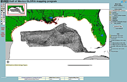 Image showing U.S. Gulf of Mexico Internet Map Server default map view.