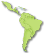 Map of the Latin American and Caribbean region.