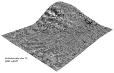 prespective scene of this area, based on ortho image and digital elevation model