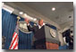 President George W. Bush addresses the media during a press conference at The James S. Brady Briefing Room the White House March 13, 2002. The President discussed his judicial nomination of Judge Charles Pickering to serve on the United States Court of Appeals for the 5th Circuit and answered reporters' questions regarding a variety of issues. White House photo by Paul Morse.