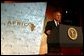 President George W. Bush addresses the Corporate Council on Africa's U.S.- Africa Business Summit in Washington, D.C., Thursday, June 27, 2003. "All of us here today share some basic beliefs. We believe that growth and prosperity in Africa will contribute to the growth and prosperity of the world. We believe that human suffering in Africa creates moral responsibilities for people everywhere. We believe that this can be a decade of unprecedented advancement for freedom and hope and healing and peace across the African continent," President Bush said.  White House photo by Paul Morse