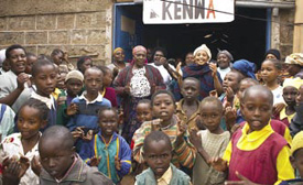 The Kenya Network of Women with HIV/AIDS (KENWA) runs six drop-in centers and offers counseling, home-based care, and psychosocial support in deprived areas

of Nairobi.
