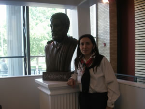 Zenfira Alibayova visited Ohio State University during her Community Connections exchange to Ohio.