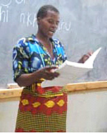 Adult literacy classes sponsored by USAID are helping thousands of adults