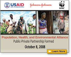 Join in the launching of an innovative new population, health, and environmental alliance. Click here to learn more...