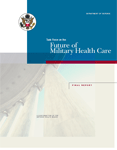 cover of Task Force on the Future of Military Health Care (Final Report) pdf