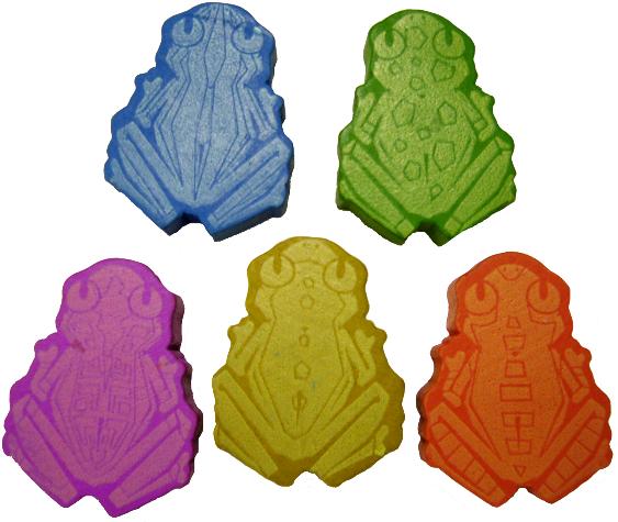 Picture of Recalled frog-shaped wooden pieces