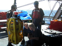Inspection of ocean-bottom seismometers after recovery
