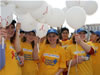 IRD volunteers at the World AIDS Memorial Day street campaign, May 21, 2006