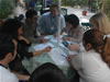 Small group discussions enabled each participant to contribute to the learning experience