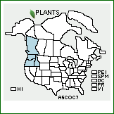 Distribution of Astragalus collinus Douglas ex G. Don var. collinus. . 