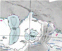 Glaciological Map of the Eights Coast Area, Antarctica