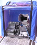 topside video console for the underwater microscope