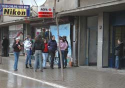 Photo of the sidewalks in Podujeve/Podujevo after renovation.
