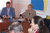 Deputy Governor of Zhytomyr Iryna Synavskaya opens a training seminar for press offices of oblast governors