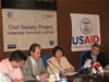 USAID Country Representative Scott Taylor participates in the series of nation-wide roundtables bringing together 250 leaders from government, NGOs, the private sector, and community-based organizations