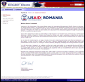 Romainia Mission Website Screenshot