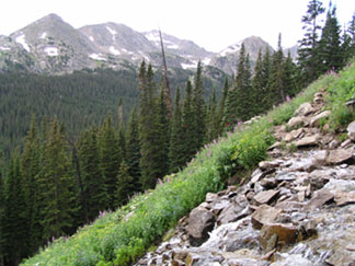 Photo of Headwaters of Middle Boulder Creek.