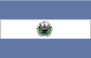 Flag of El Salvador is three equal horizontal bands of blue (top), white, and blue with the national coat of arms centered in the white band; the coat of arms features a round emblem encircled by the words REPUBLICA DE EL SALVADOR EN LA AMERICA CENTRAL.