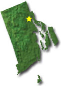 Map of Rhode Island