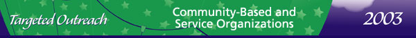 Community-Based and Service Organizations