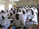 Religious leaders participate in a workshop on international law and Islam in Nyala, South Darfur.