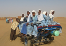 Photo: Peace circle students on their way to high school, where they lobbied for new uniforms.