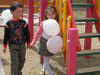 More than 300 preschoolers and primary school students of Kufce [a village in Gjilan/Gnjilane municipality] at the opening of their new school playground.