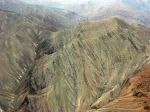 Steeply tilted and fault bounded strata - Ghower Band Valley