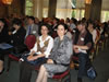 Jhale Hajiyeva, AMFA Executive Director (left), and Maryam Haji-Ismayilova, AMFA Project Coordinator (right), at the 'Microfinance with a Mission' Conference in Budapest, Hungary