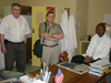 Russian health experts visited an HIV laboratory in Botswana as part of USAID's Strategic Health Partnership Initiative in March 2008