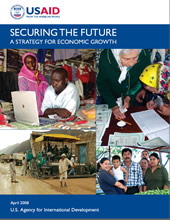 Click to read strategy - graphic document cover - Securing the Future