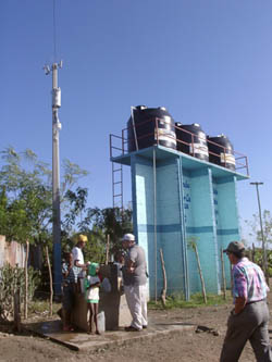 Image of new water tanks
