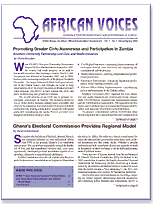 Cover image of African Voices Newsletter