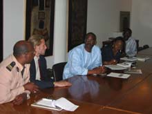 Photo of a USAID partner, ITDP, meeting with government transportation officials in Dakar, Senegal. Source: ITDP