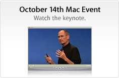 October 14th Mac Event. Watch the keynote.