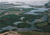 Aerial photo of the Sasyk Estuary