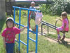 Children play in the Dzvinochok Preschool playground